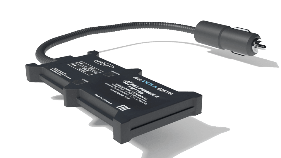 Urządzenie OBU e-TOLL do samochodu – zasilanie z gniazda zapalniczki